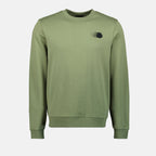 Felpe Felpa con logo sbiadito Moncler Verde Uomini