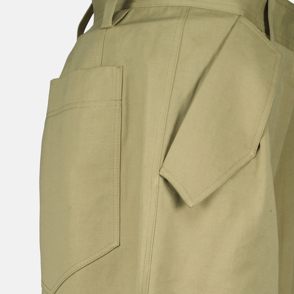 Pantaloni Pantaloni Cargo Natsa Iro Cachi Femme