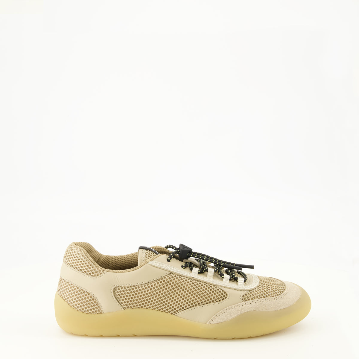Baskets Beige Mesh Sneakers Prada Beige Femme