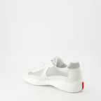 Baskets アメリカズカップスニーカー Prada Blanc Homme