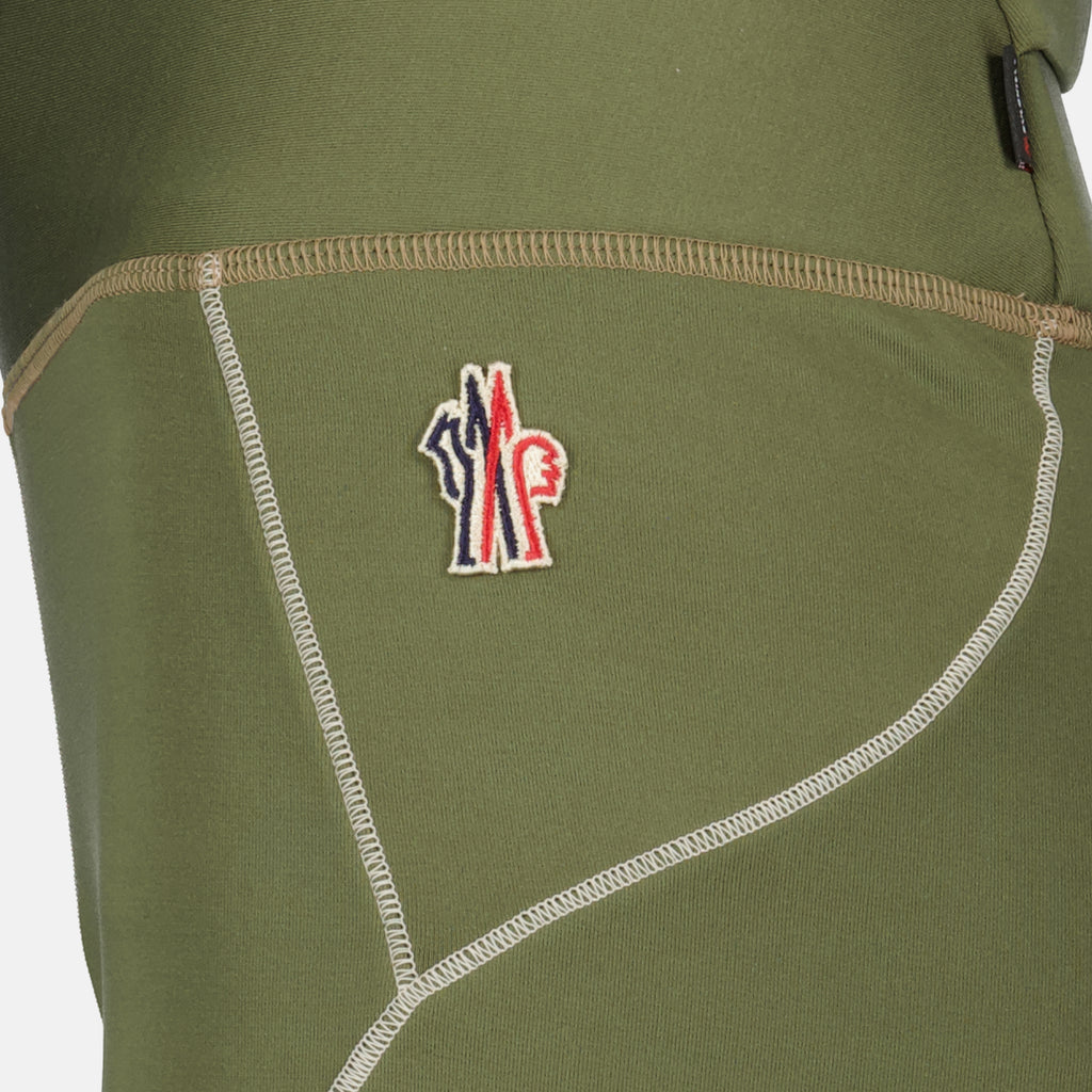 Pantalons 카키 스포츠 자전거용 의류 Polartec® Moncler Grenoble Kaki Femme