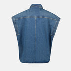 Jaquetas Casaco de Denim Elycia Iro Azul Femme