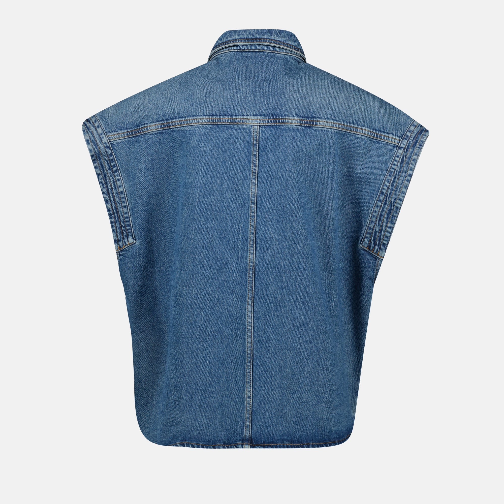 Jaquetas Casaco de Denim Elycia Iro Azul Femme