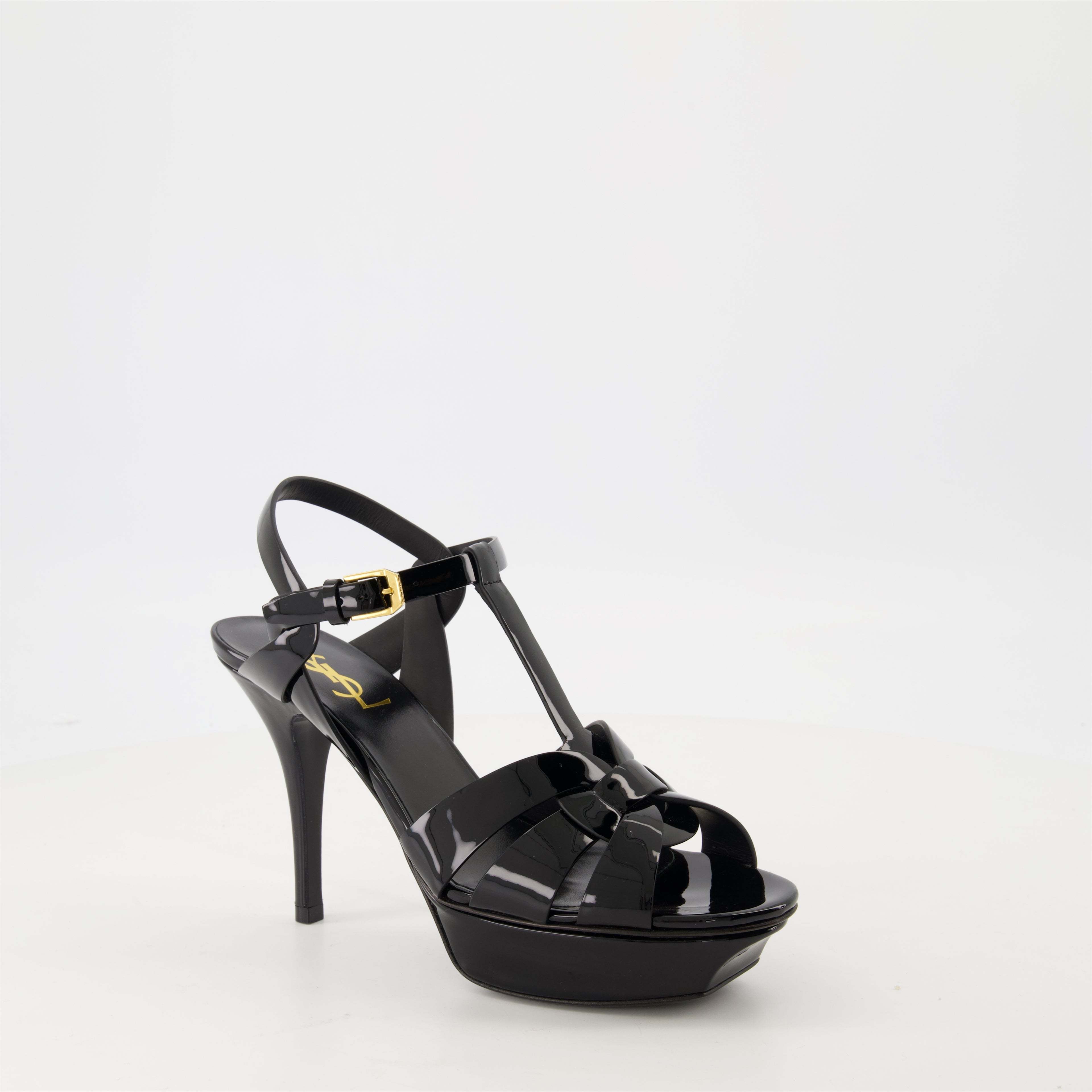 Chaussures ouvertes Escarpins Tribute Saint Laurent Noir Femme