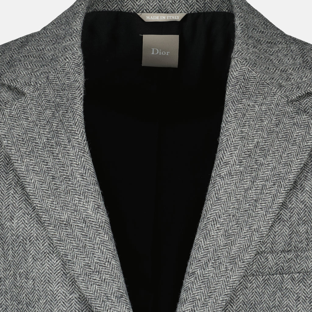 Immagine dell'articolo Cappotto grigio in lana del marchio Dior per Uomo - Stagione Primavera-Estate 2026 - Vista Dettagliata_2
