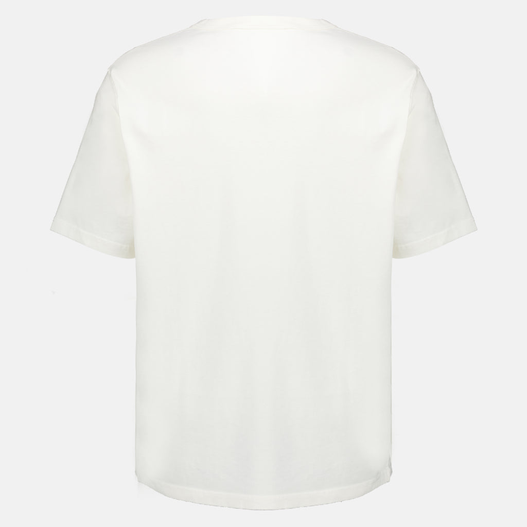 T-shirts T-shirt brodé blanc Maison Kitsune Blanc Homme