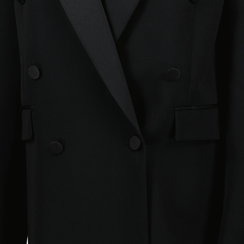 Vestes Veste blazer Saint Laurent Noir Femme