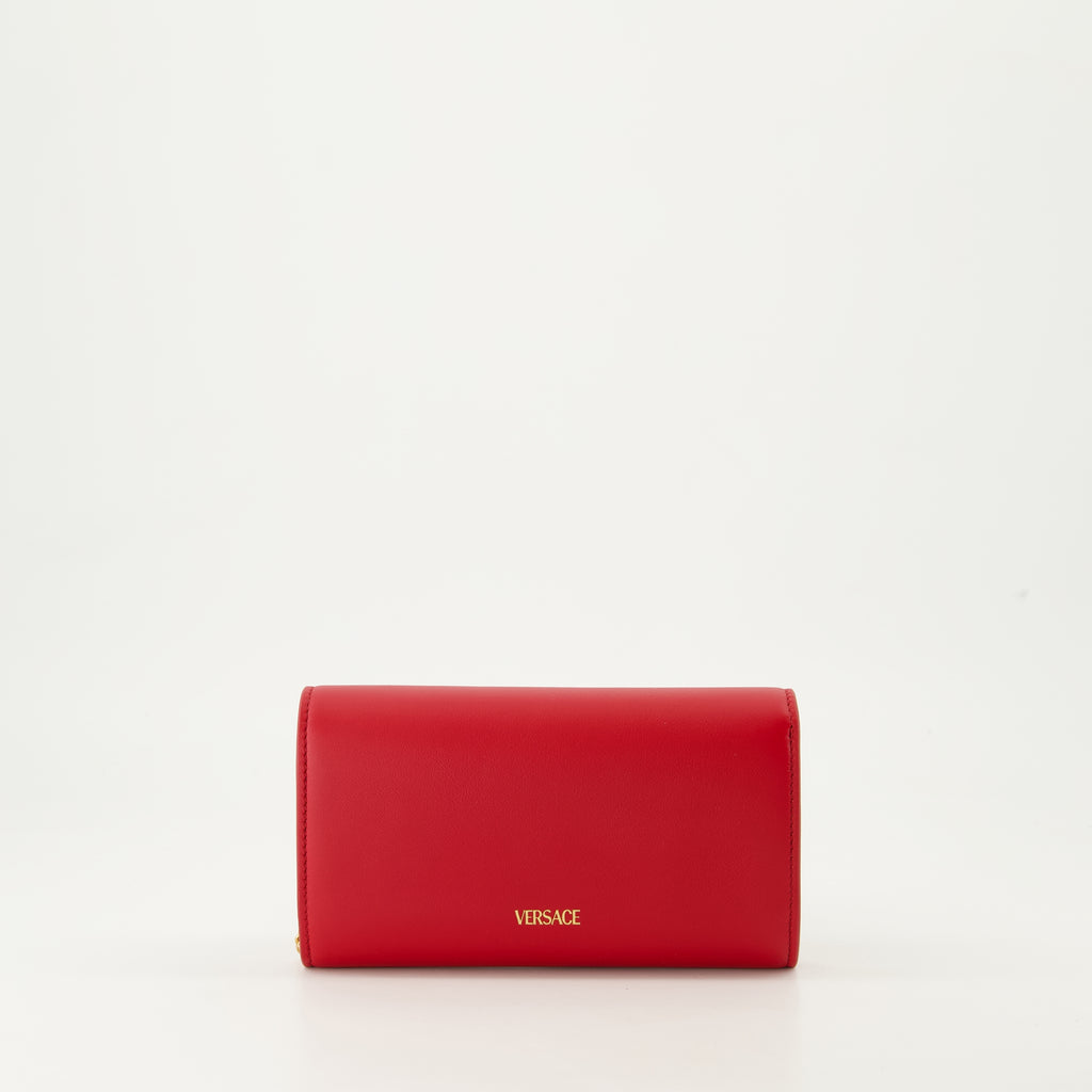 Pequeños artículos de cuero Pochette Medusa '95 Versace Rojo Femme