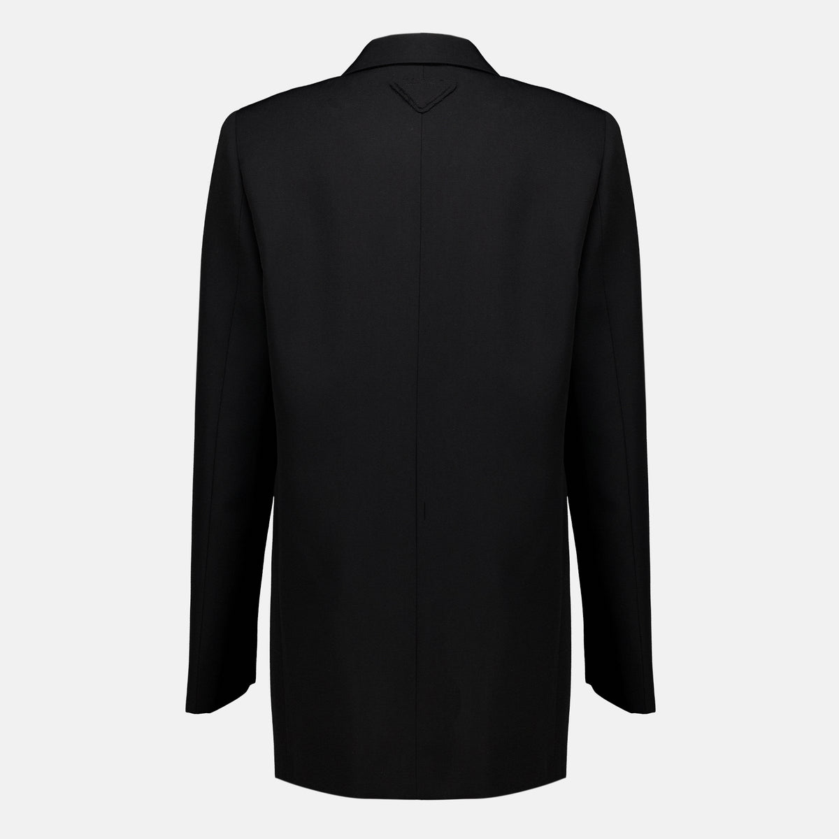 Vestes Black Wool Blazer Prada Noir Femme