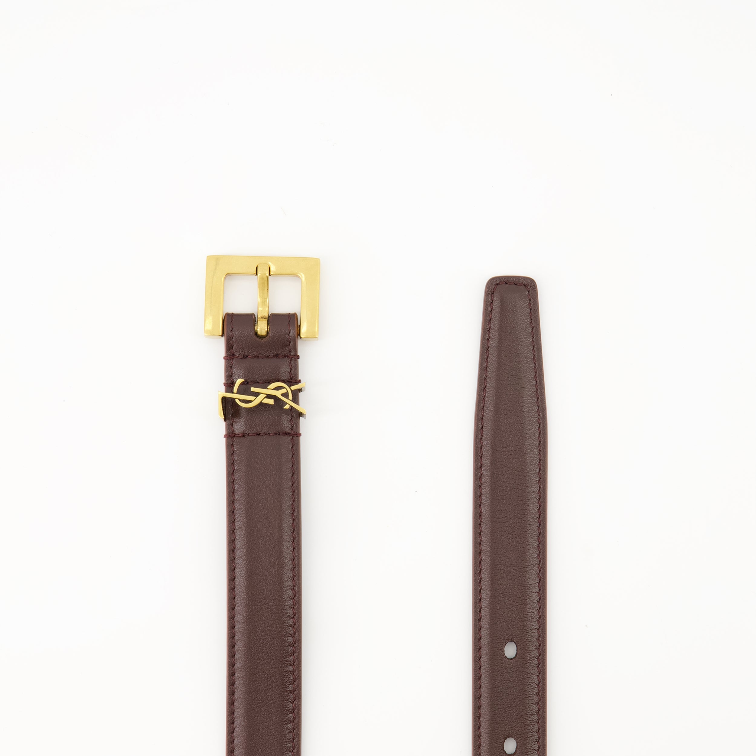 Belts Cassandre Belt Saint Laurent Bordeaux Femme