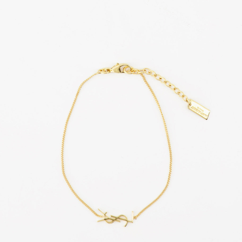 Image de l'article Bracelet Cassandre doré de la marque Saint Laurent pour Homme - Saison Printemps-Été 2022 - Vue de Face