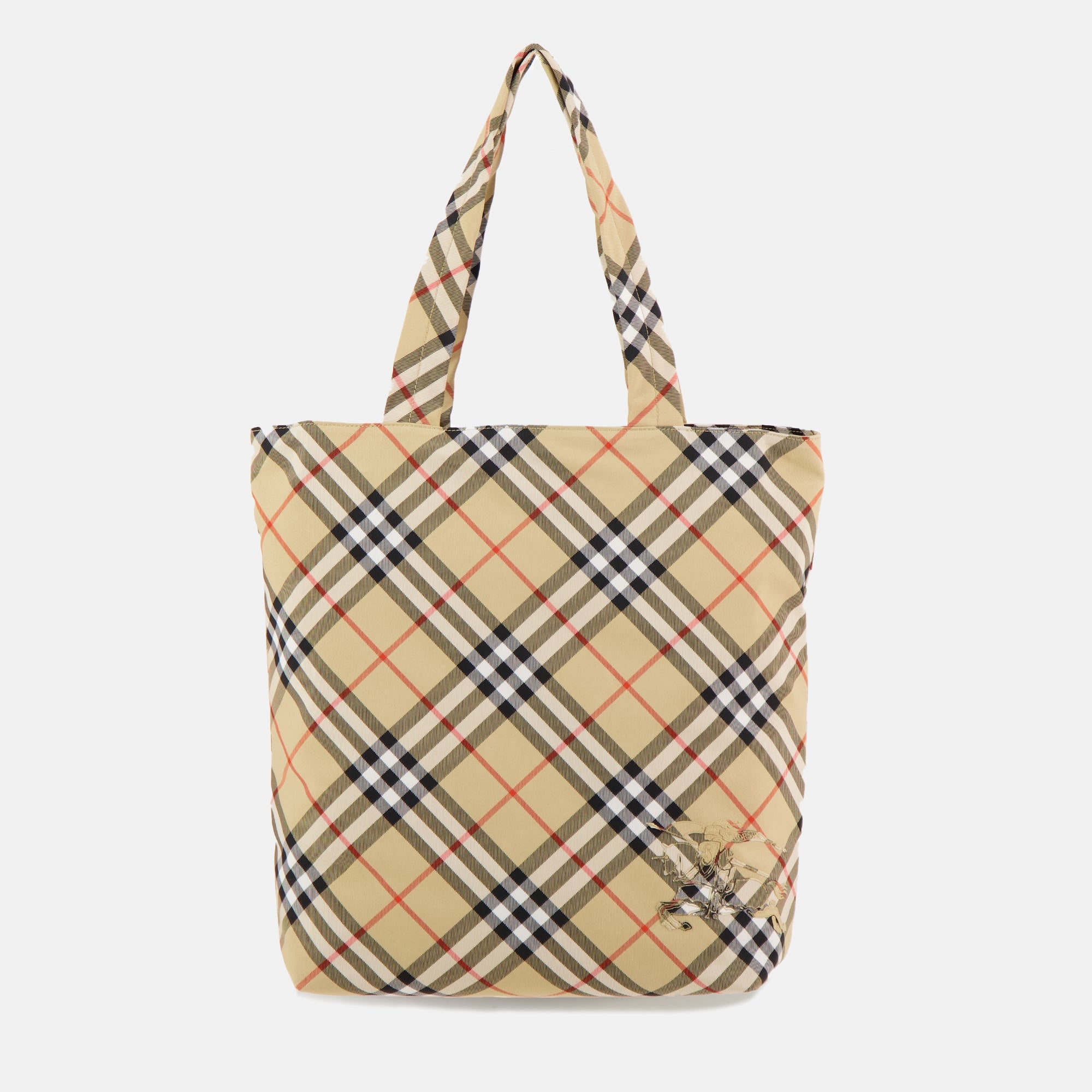 Sacs cabas Cabas à carreaux Check Burberry Beige Homme