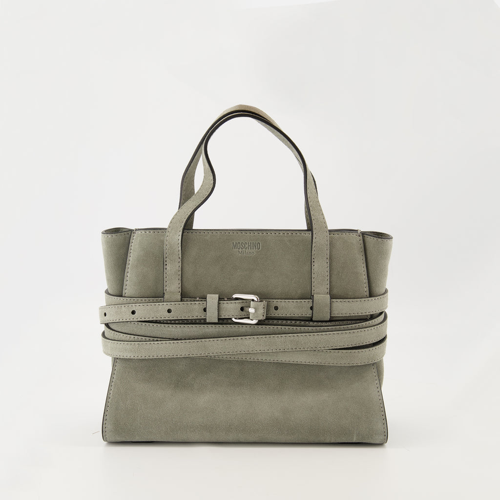 Image de l'article Petit sac Tie Me de la marque Moschino pour Femme - Saison Automne-Hiver 2025 - Vue de Face