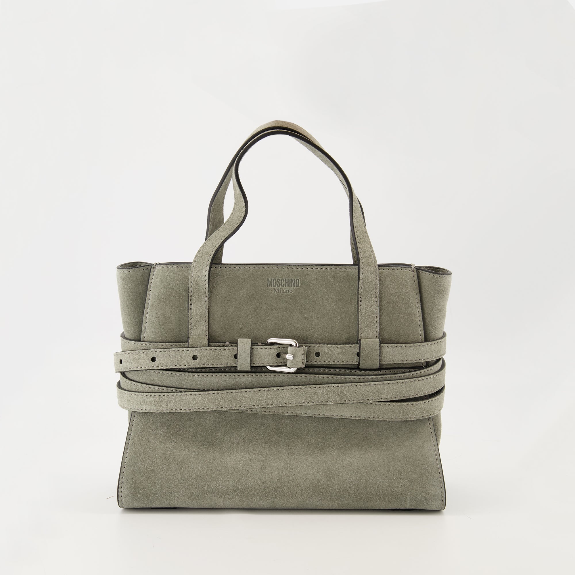 Image de l'article Petit sac Tie Me de la marque Moschino pour Femme - Saison Automne-Hiver 2025 - Vue de Face