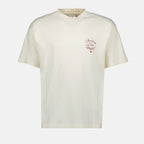 T-shirts T-shirt slogan vignes Drole De Monsieur Blanc Homme