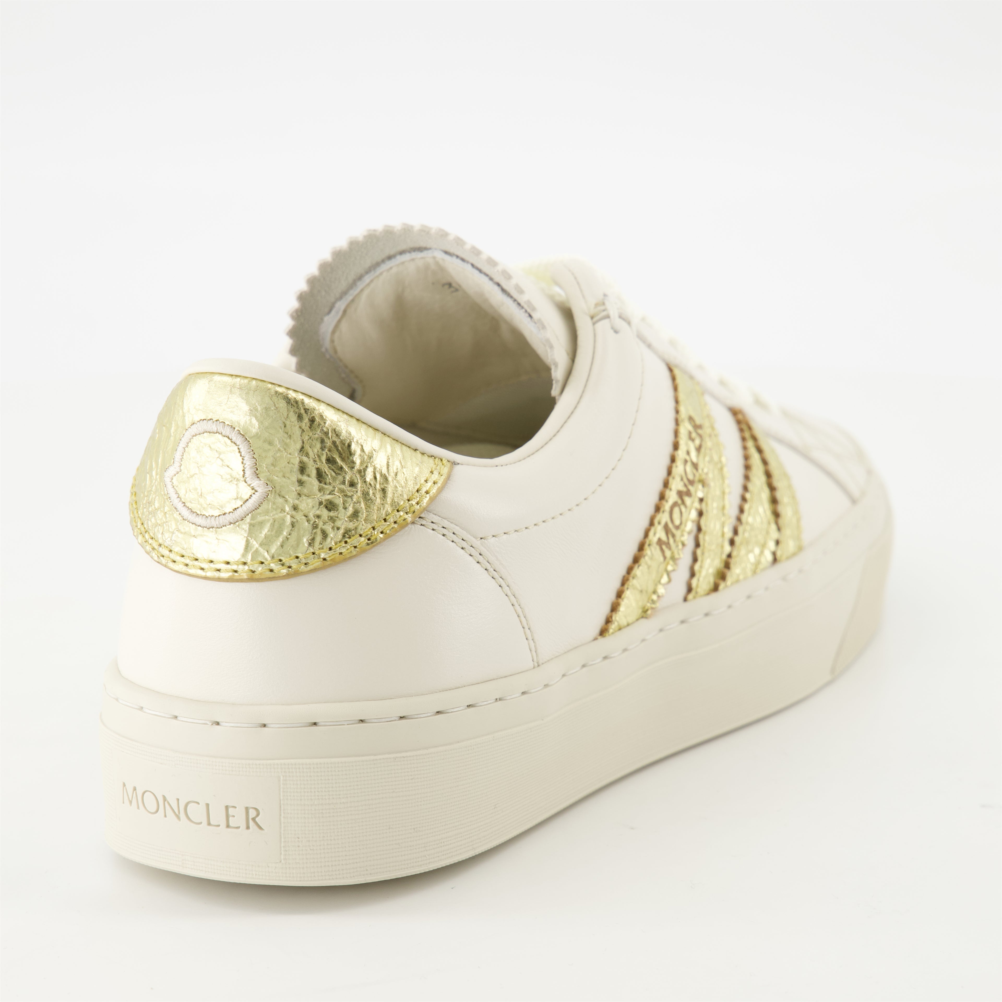 Baskets Baskets Monaco Moncler Blanc Femme