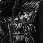 Immagine del Cardigan di Lana Nero con Zip di Moncler per Donna - Stagione Primavera-Estate 2026 - Vista Dettagliata_1