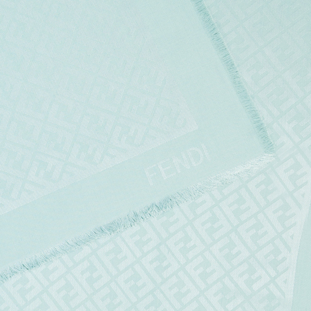 Lenços e luvas Châle FF Fendi Azul Femme