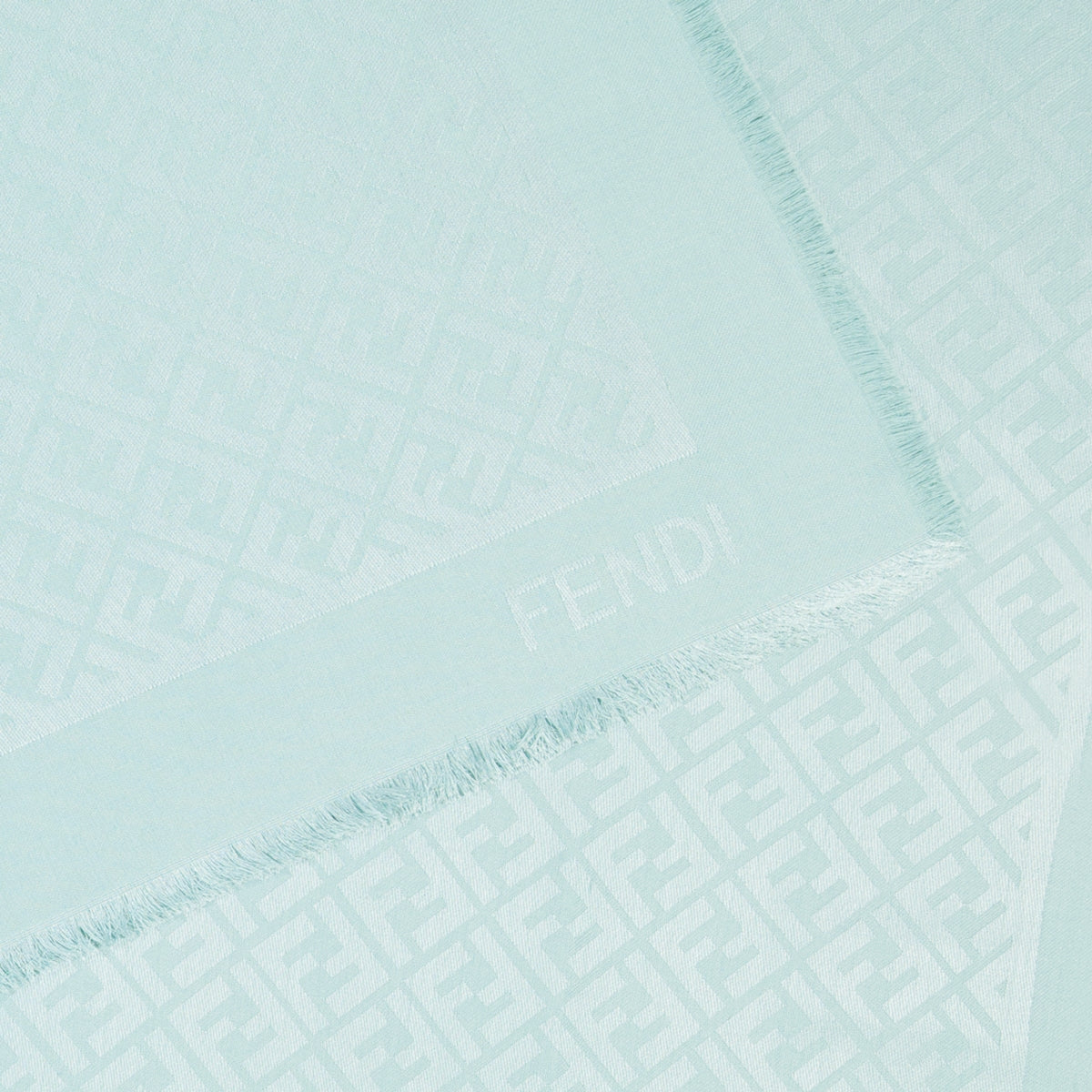 Lenços e luvas Châle FF Fendi Azul Femme