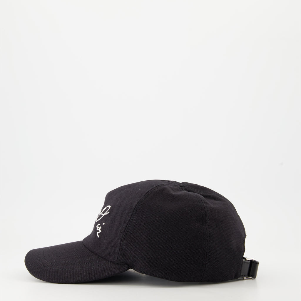 Chapéus, bonés e gorros Casquette Dior Manuscrit Dior Preto Homme