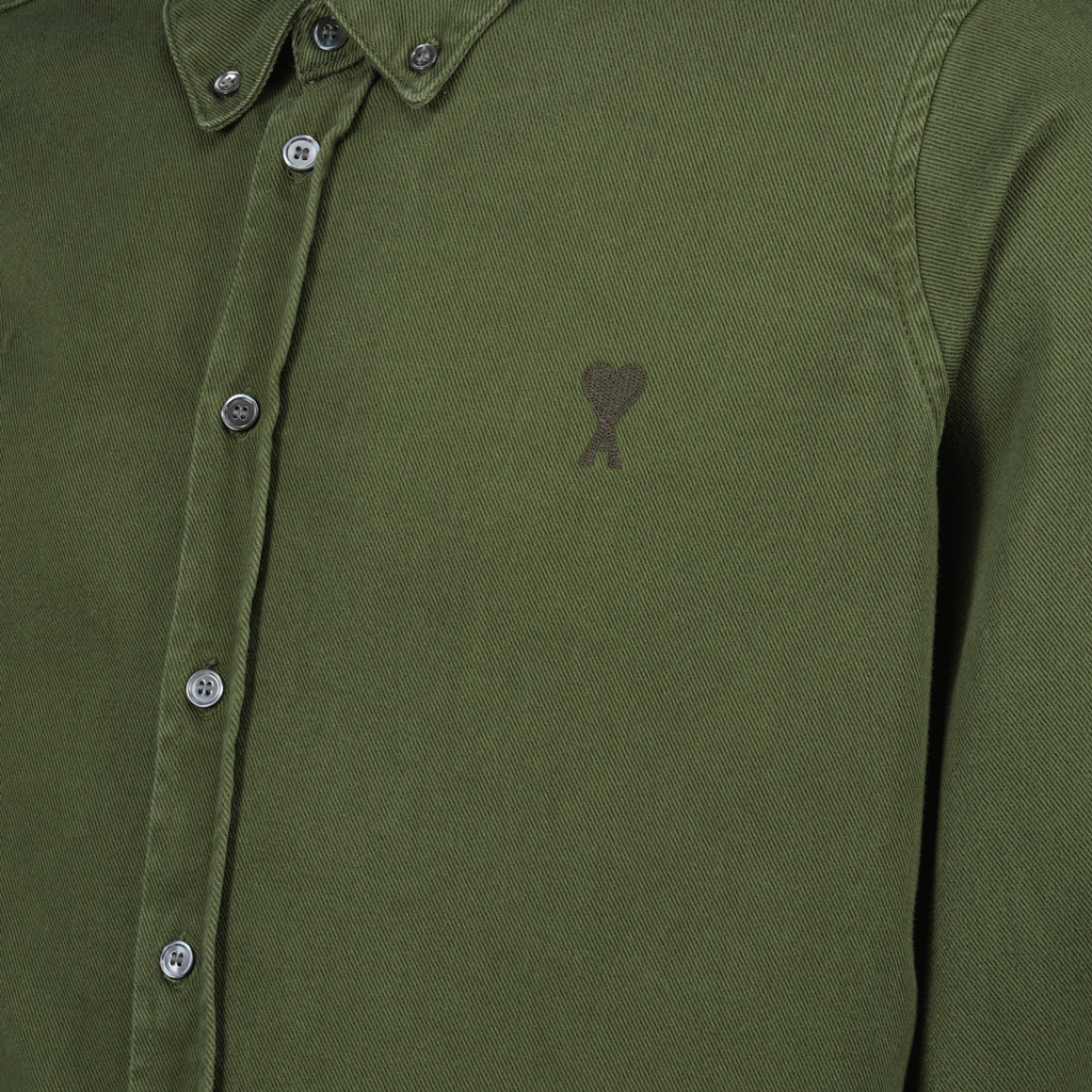 Camisas Camisa Ami de Coeur Ami PARIS Caqui Unisexo