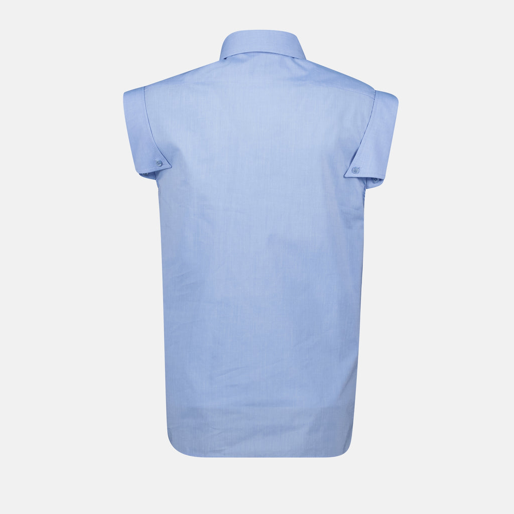 Camisas Camisa de Manga Curta Moschino Azul Femme