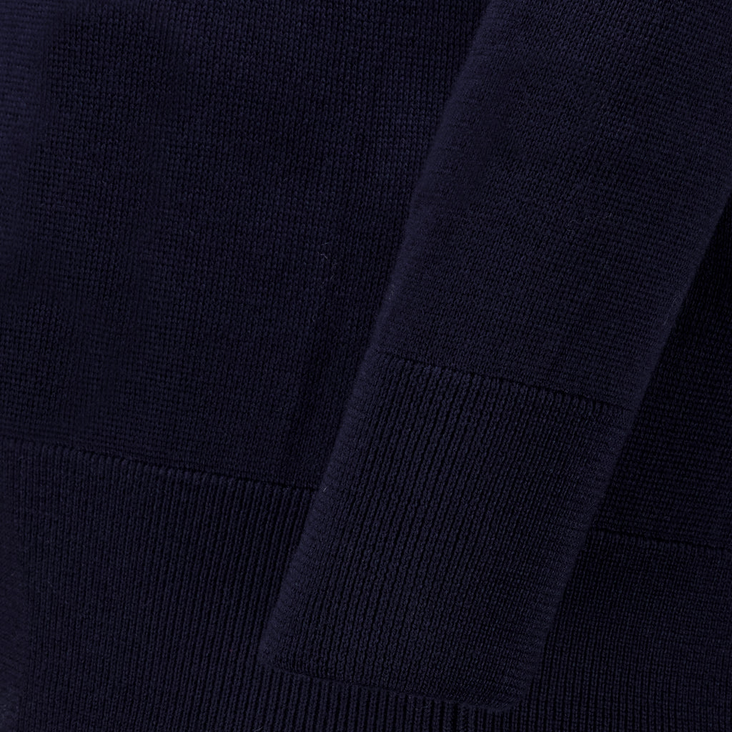 Maille Pullover de Lã Azul Marinho Ami PARIS Bleu foncé Homme