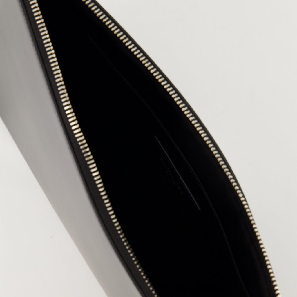 Bolsas pequenas Pochete de Couro Saint Laurent Preto Homme