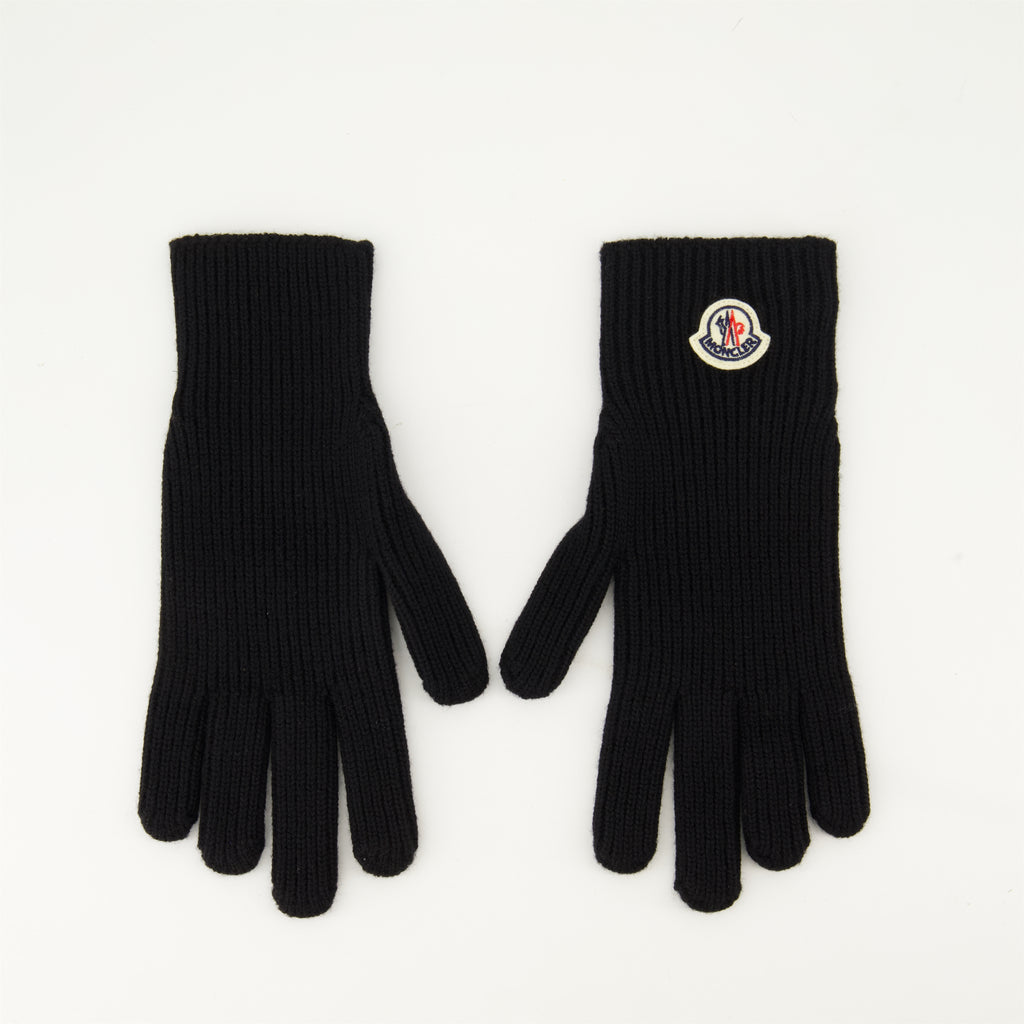 Écharpes, foulards et gants Gants en laine Moncler Noir Homme