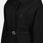 재킷 고투 울 재킷 Fendi 검은색 Femme