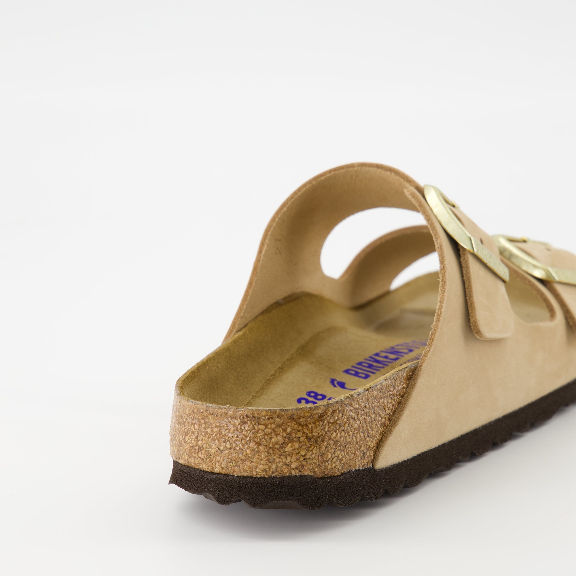 Chaussures ouvertes Sandales Arizona Birkenstock Beige Femme