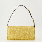 Immagine della piccola borsa DeVain in jacquard dorato del marchio Valentino Garavani per Donna - Collezione Primavera-Estate 2026 - Vista Posteriore