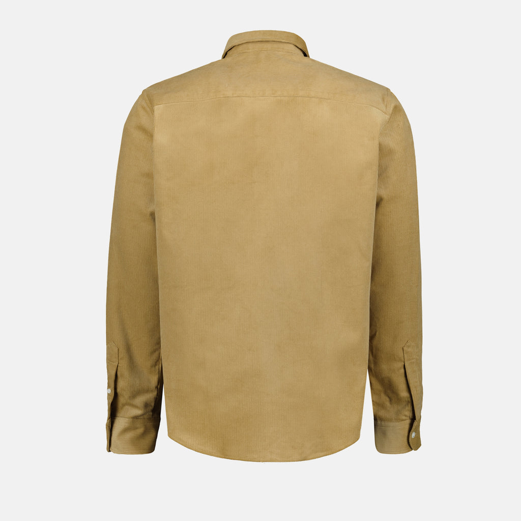 Camisas Chemise Ami de coeur en velours Ami PARIS Beige Unisexo