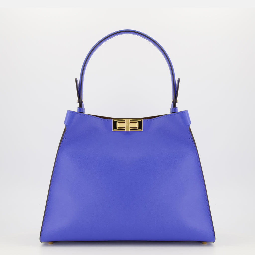 Sacs à main et épaule 펜디 웨이 미디엄 가죽 가방 - 블루 Fendi Bleu Femme