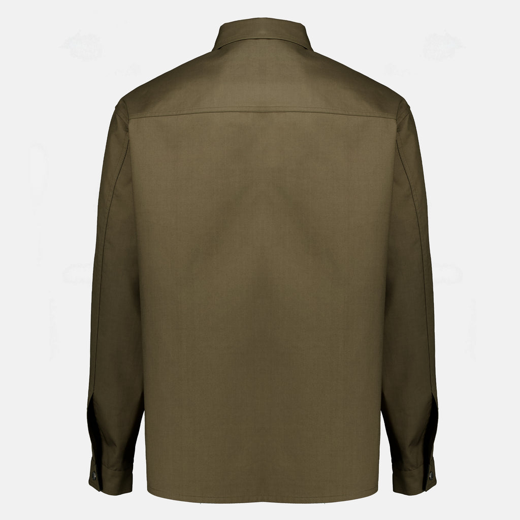 Chemises カーキの長袖シャツジャケット Fendi Kaki Homme
