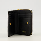 Immagine del portafoglio Cassandre nero di Saint Laurent per Donna - Collezione Primavera-Estate 2026 - Vista Dettagliata_2