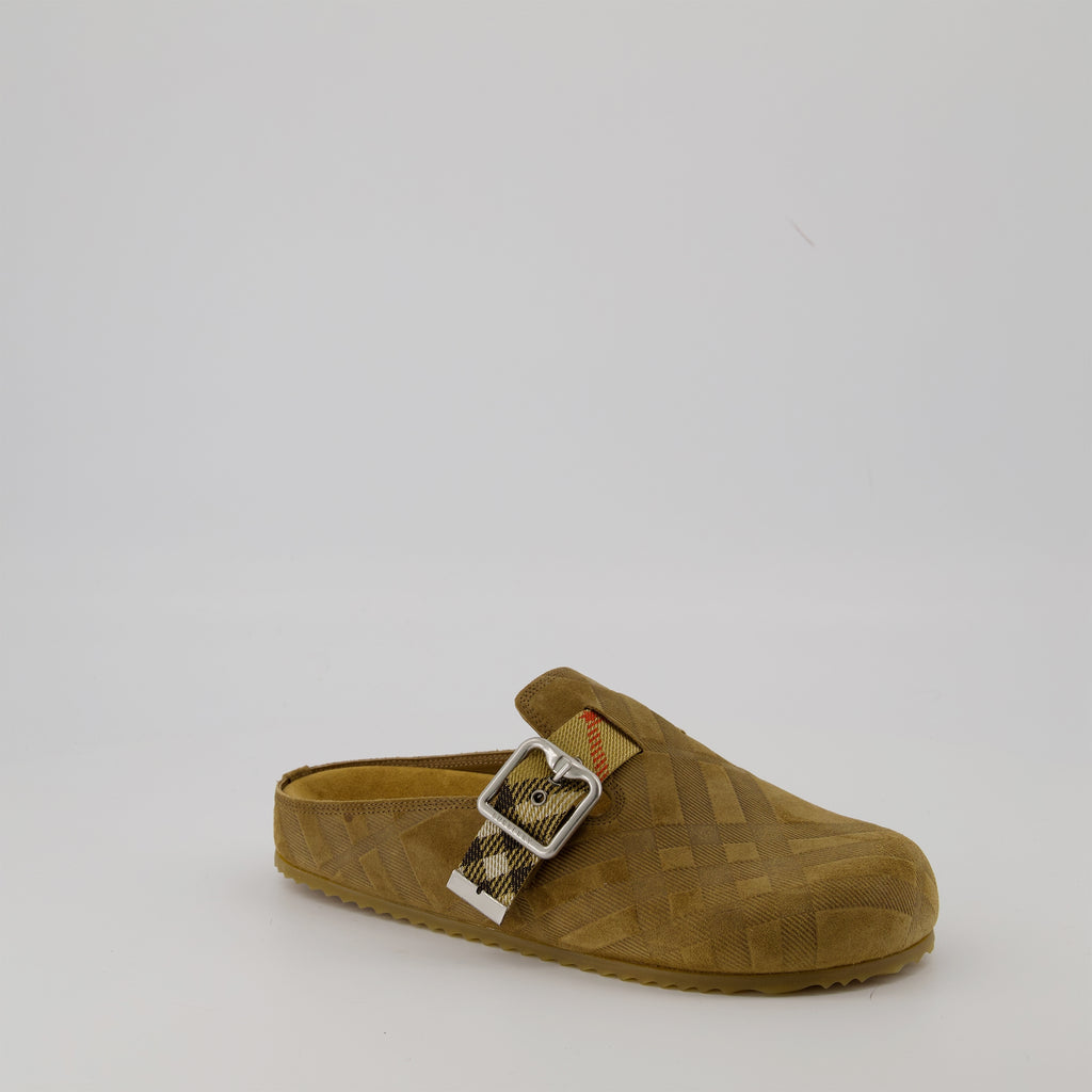 Zapatos abiertos Sabots Urchin Burberry Marrón Mujeres