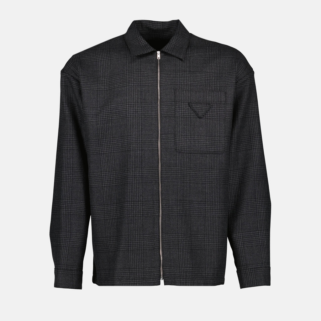 Jacken Veste chemise Prada Grau Homme