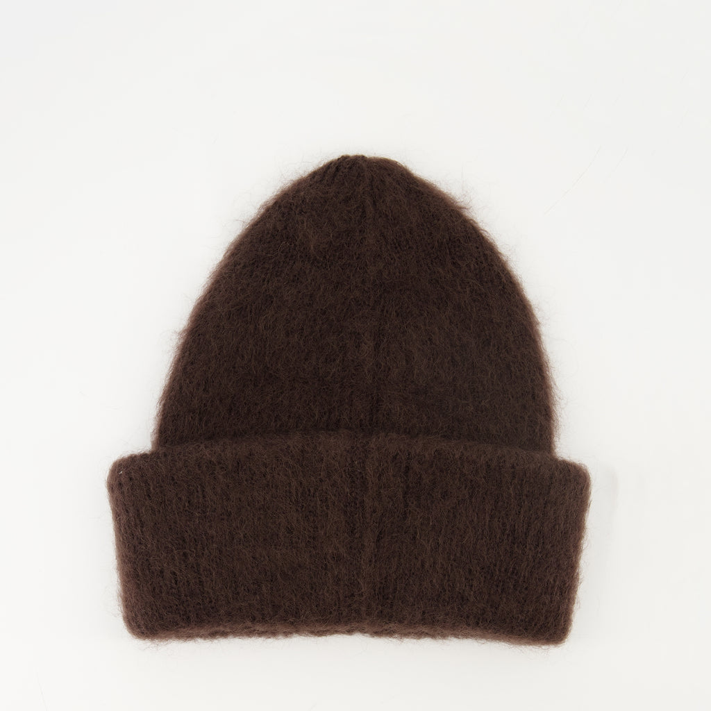 Chapeaux, casquettes et bonnets Gorro de lana y mohair Moncler Marron Femme