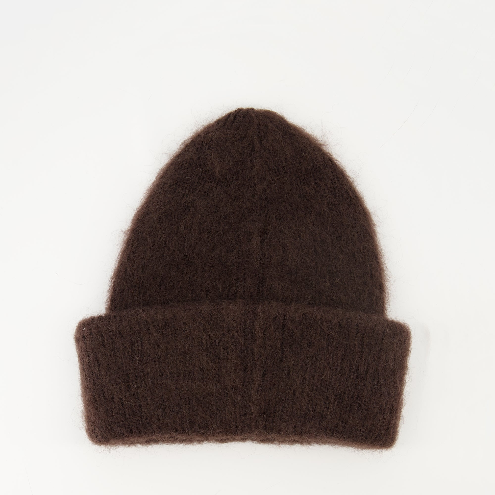 Chapeaux, casquettes et bonnets Wool and Mohair Beanie Moncler Marron Femme