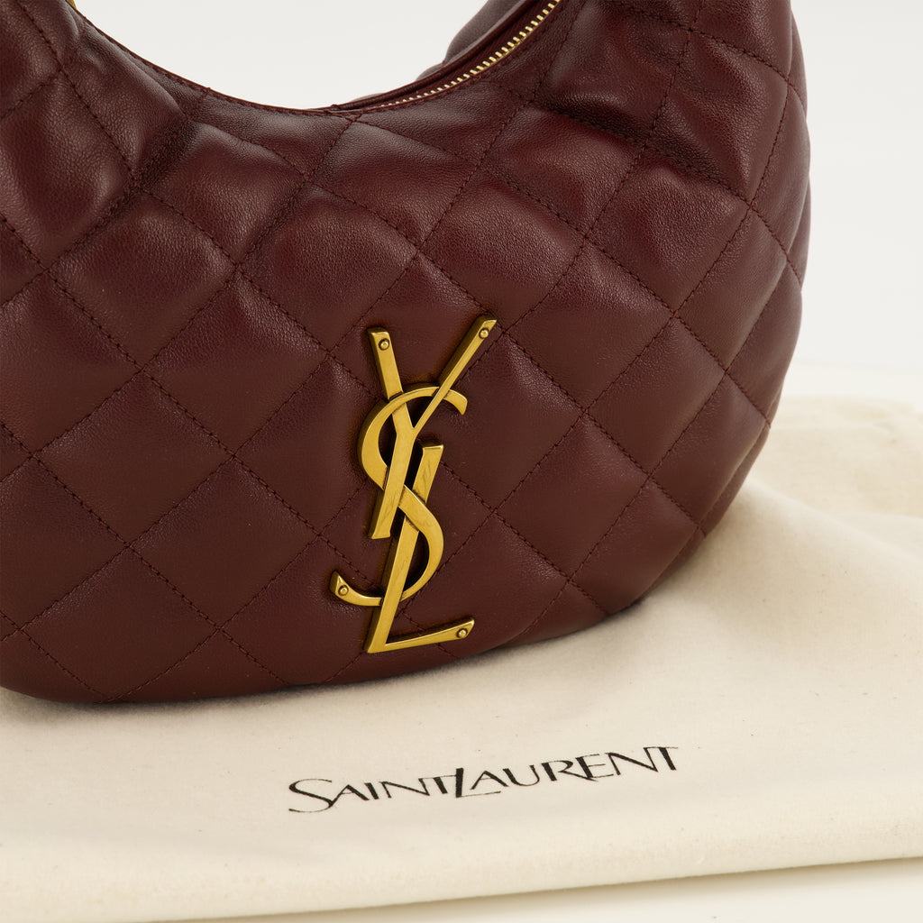 Sacs à main et épaule Bolsa Icarino em Couro Matelassé Bordeaux Saint Laurent Bordeaux Femme