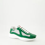 Baskets Baskets America's Cup Prada Vert Homme