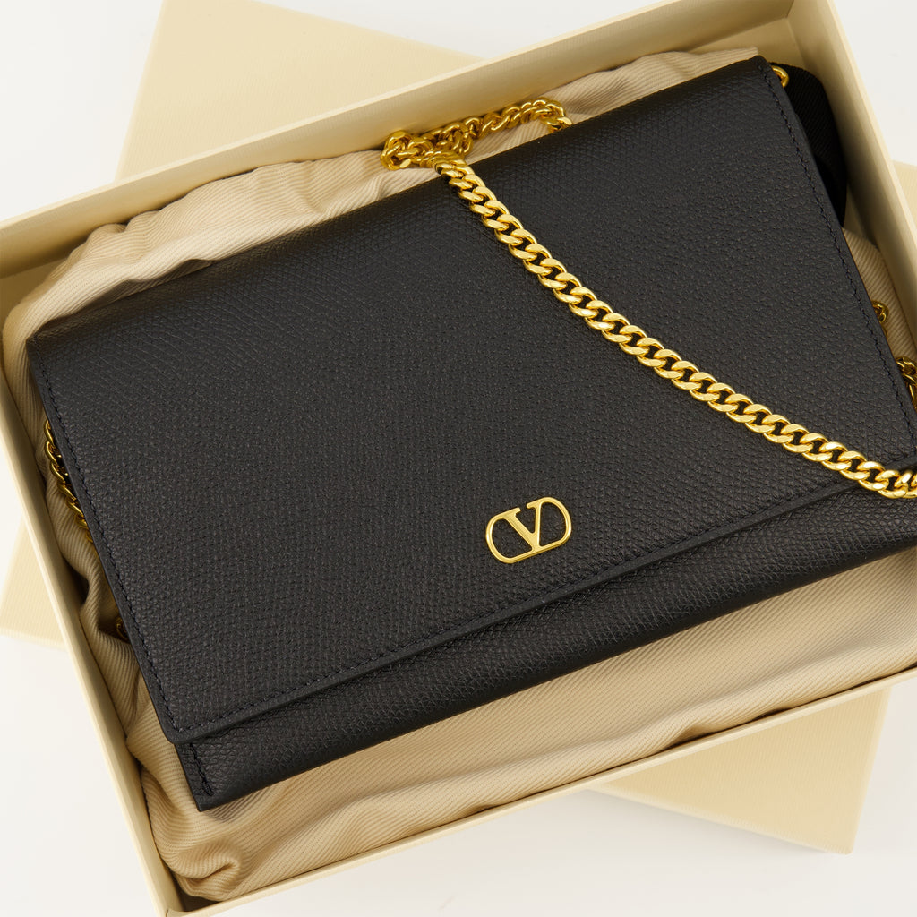 Sacs bandoulière VLogo Chain Pouch Valentino Garavani Noir Femme