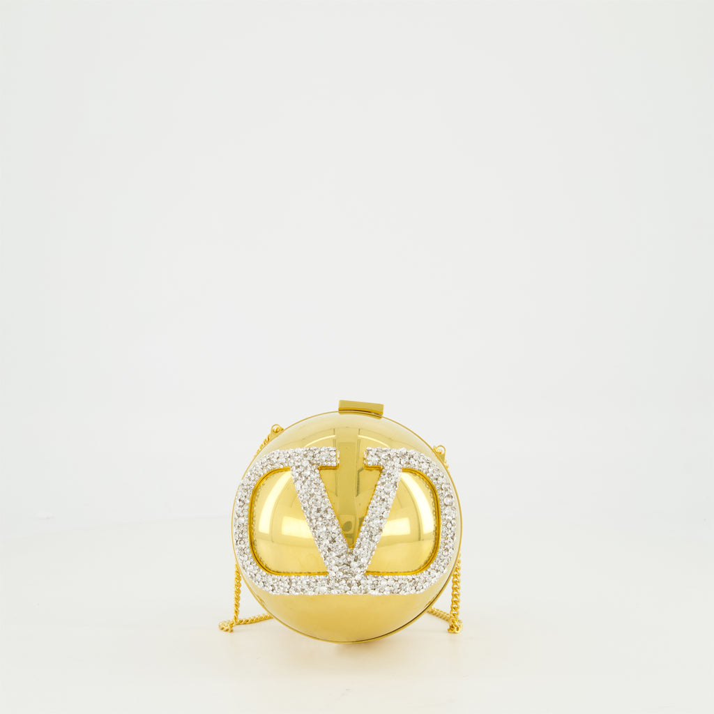 Sacs à main et épaule Minaudière VLogo doré Valentino Garavani Doré Femme