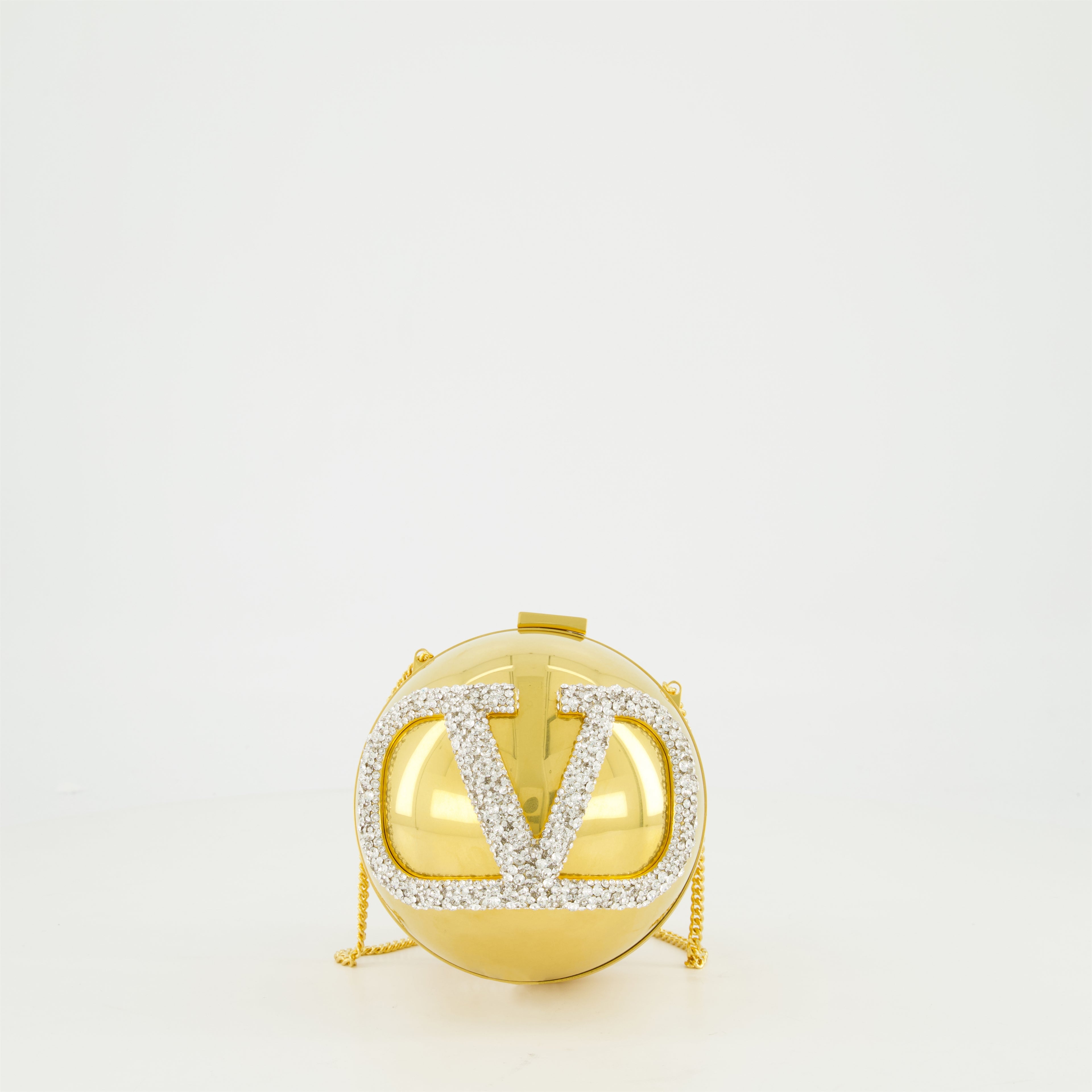 Sacs à main et épaule Minaudière VLogo doré Valentino Garavani Doré Femme