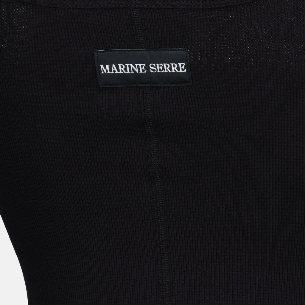 Combinaisons et ensembles Macaquinho em Algodão Preto Marine Serre Noir Femme