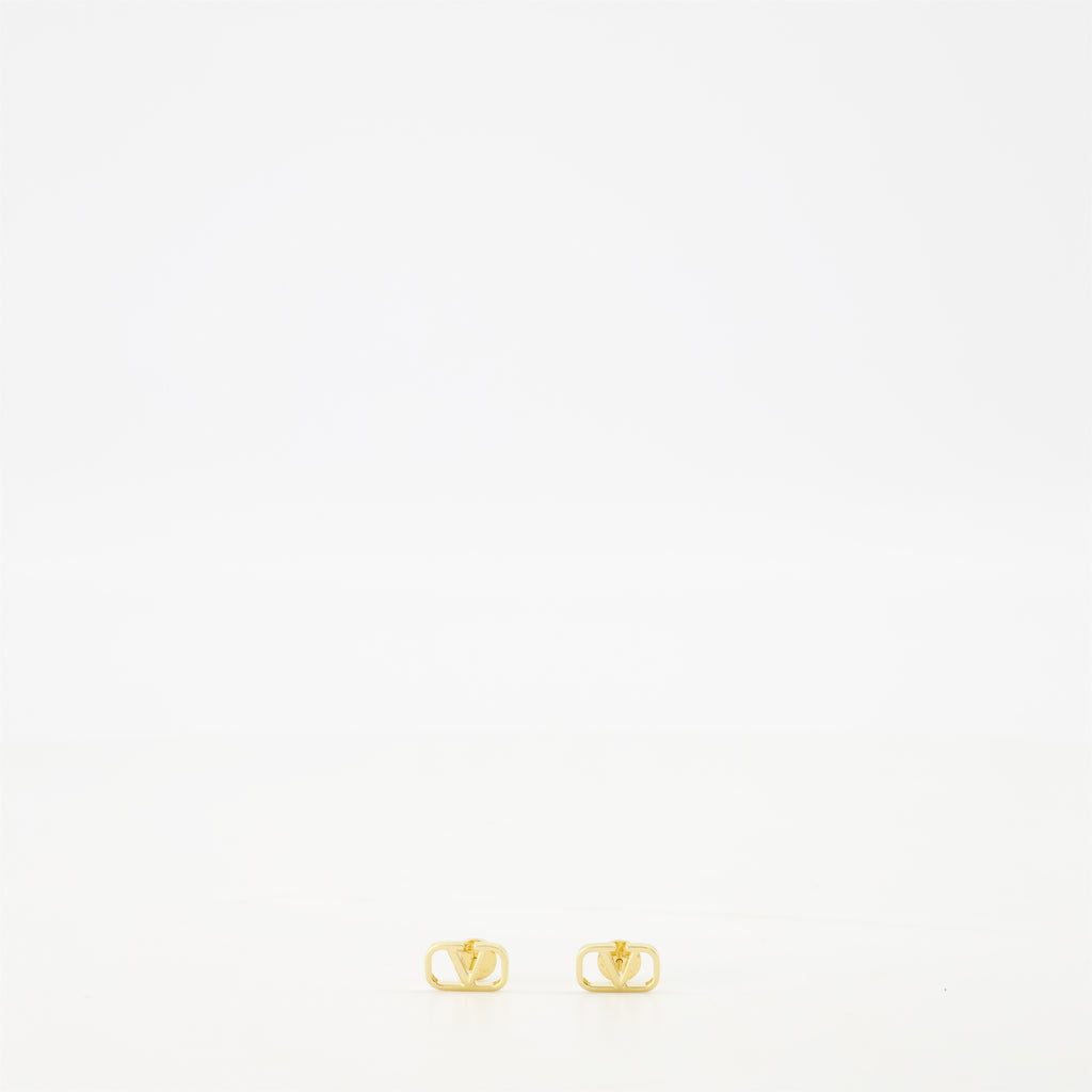 Bijoux Boucles d'oreilles VLogo Valentino Garavani Doré Femme