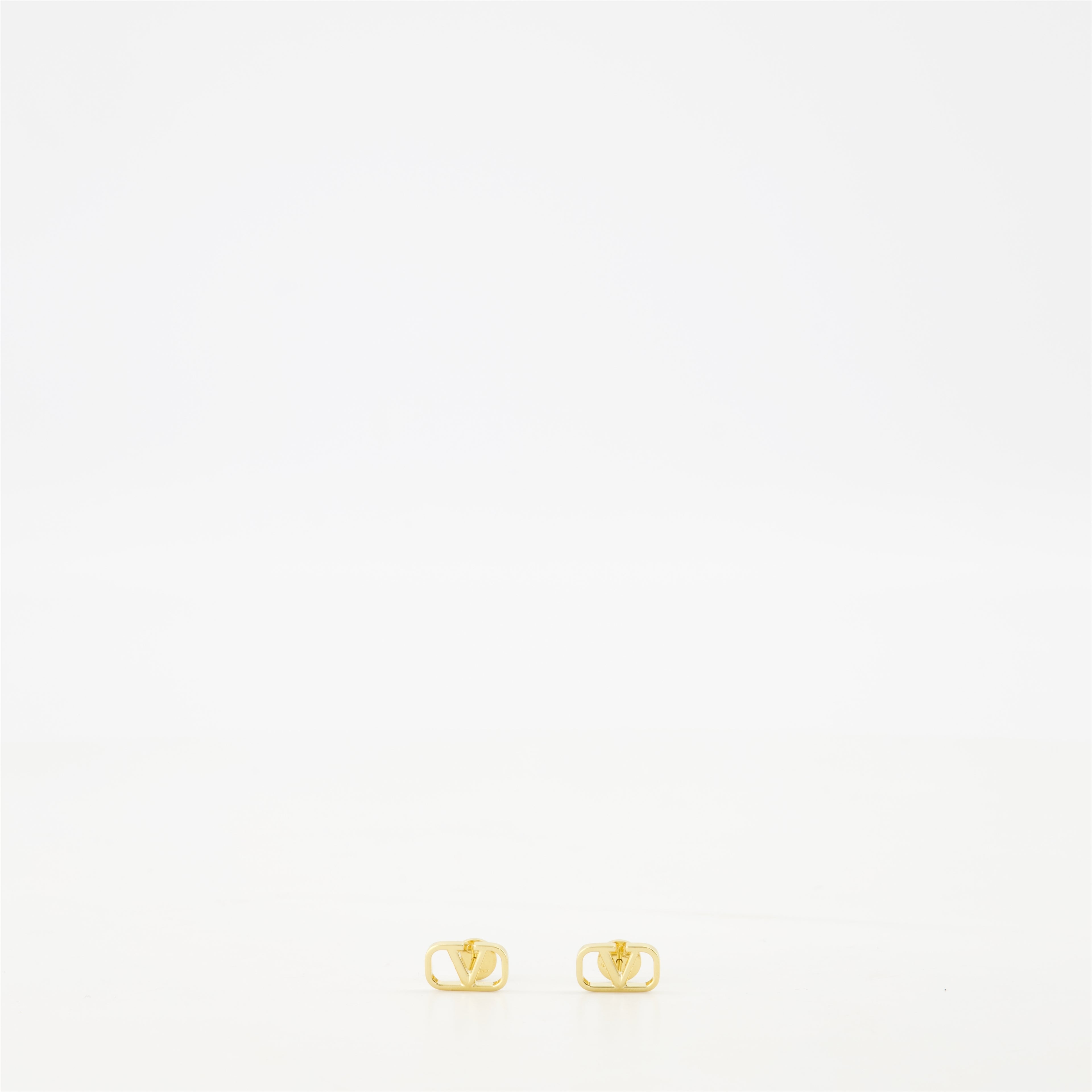 Bijoux Boucles d'oreilles VLogo Valentino Garavani Doré Femme