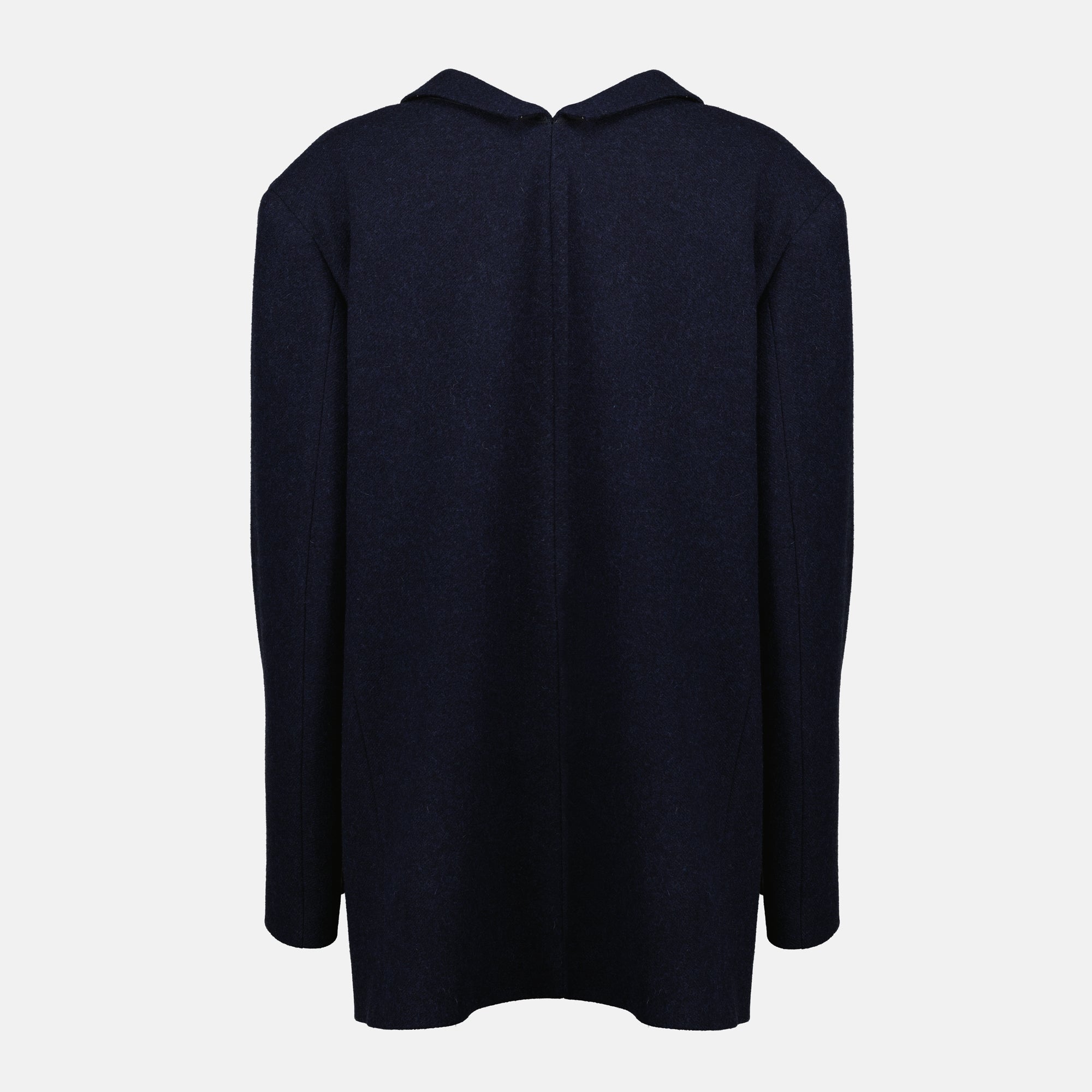 Manteaux Manteau Shetland bijou Prada Bleu foncé Femme