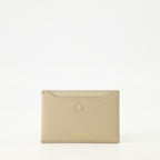 Immagine del portacarte Day in pelle beige di Givenchy per donna - Collezione Autunno-Inverno 2025 - Vista Frontale